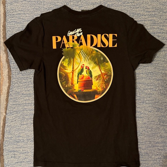 Overtime Paradise parrot tee Men’s Small - Picture 2 of 2